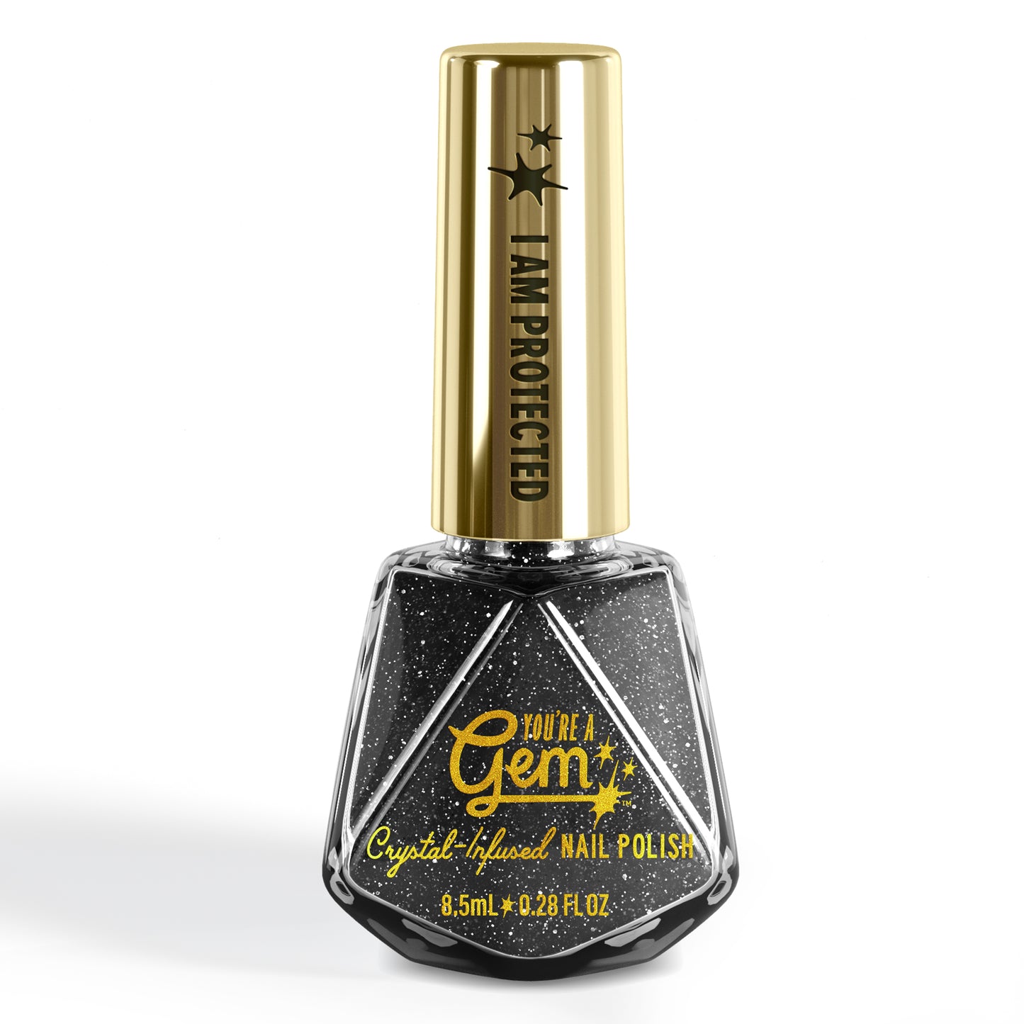Black Tourmaline-Infused Nail Polish