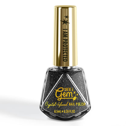Black Tourmaline-Infused Nail Polish
