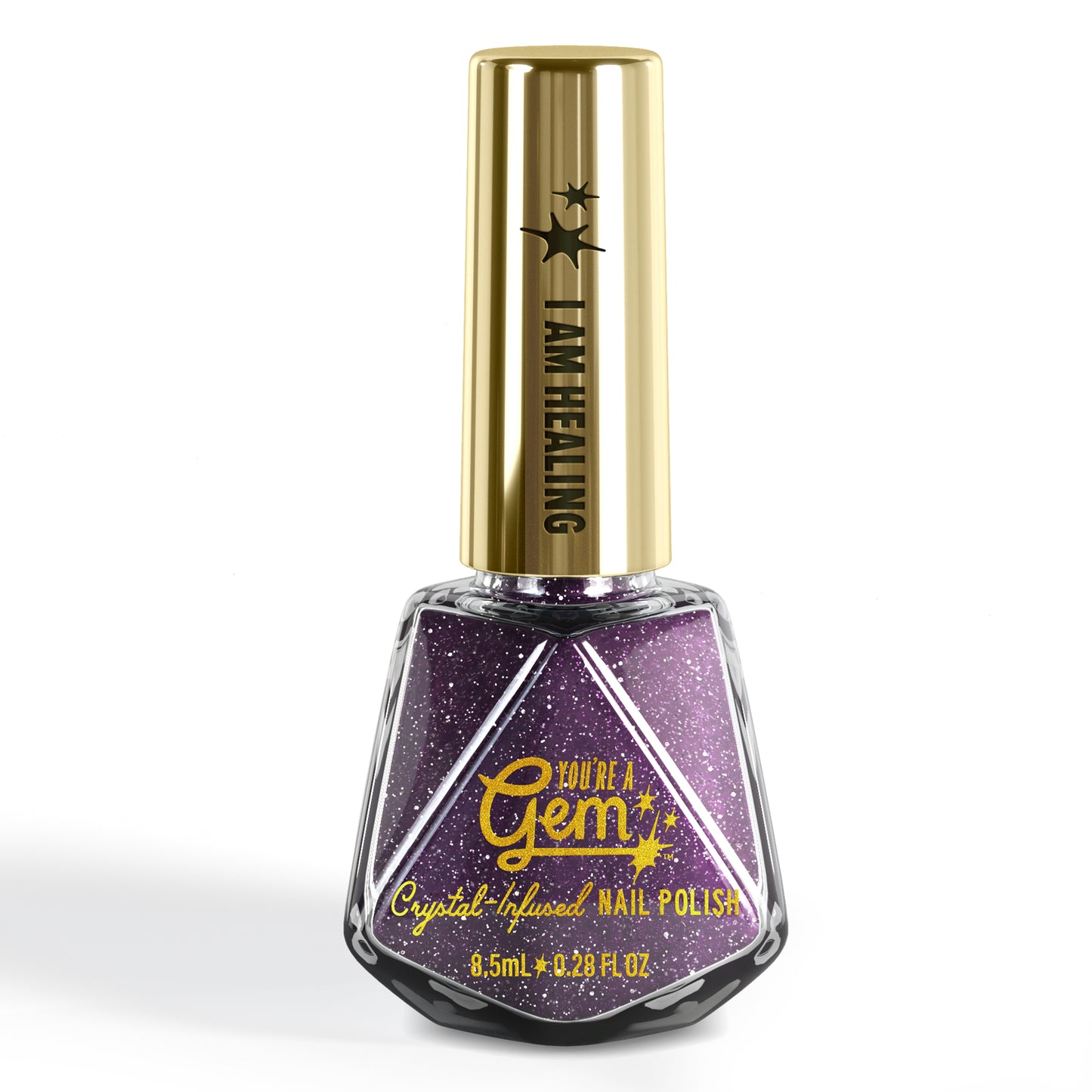 Amethyst-Infused Nail Polish