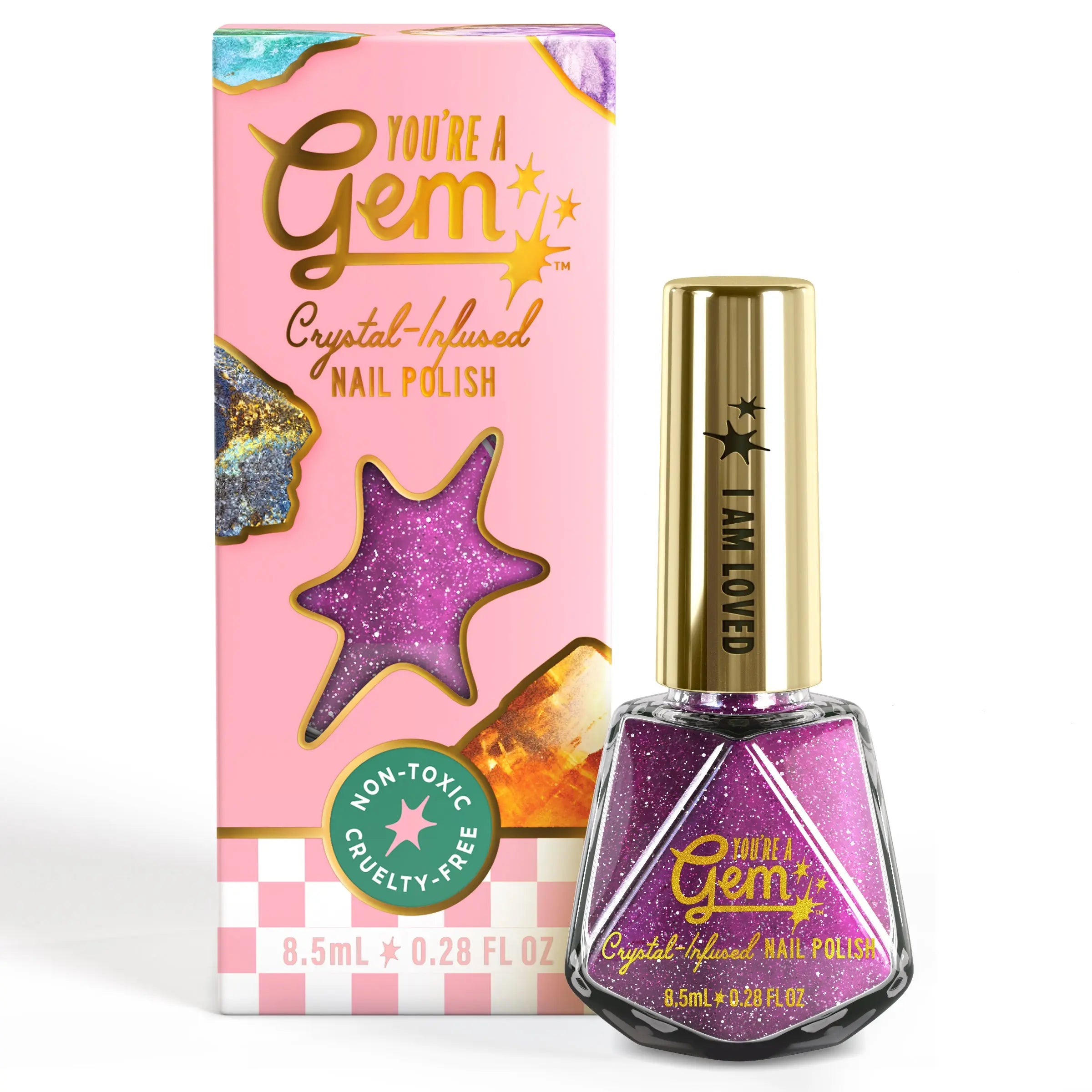 Rose Quartz Crystal-Infused Nail Polish My Store