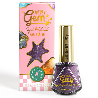 Amethyst Crystal-Infused Nail Polish My Store