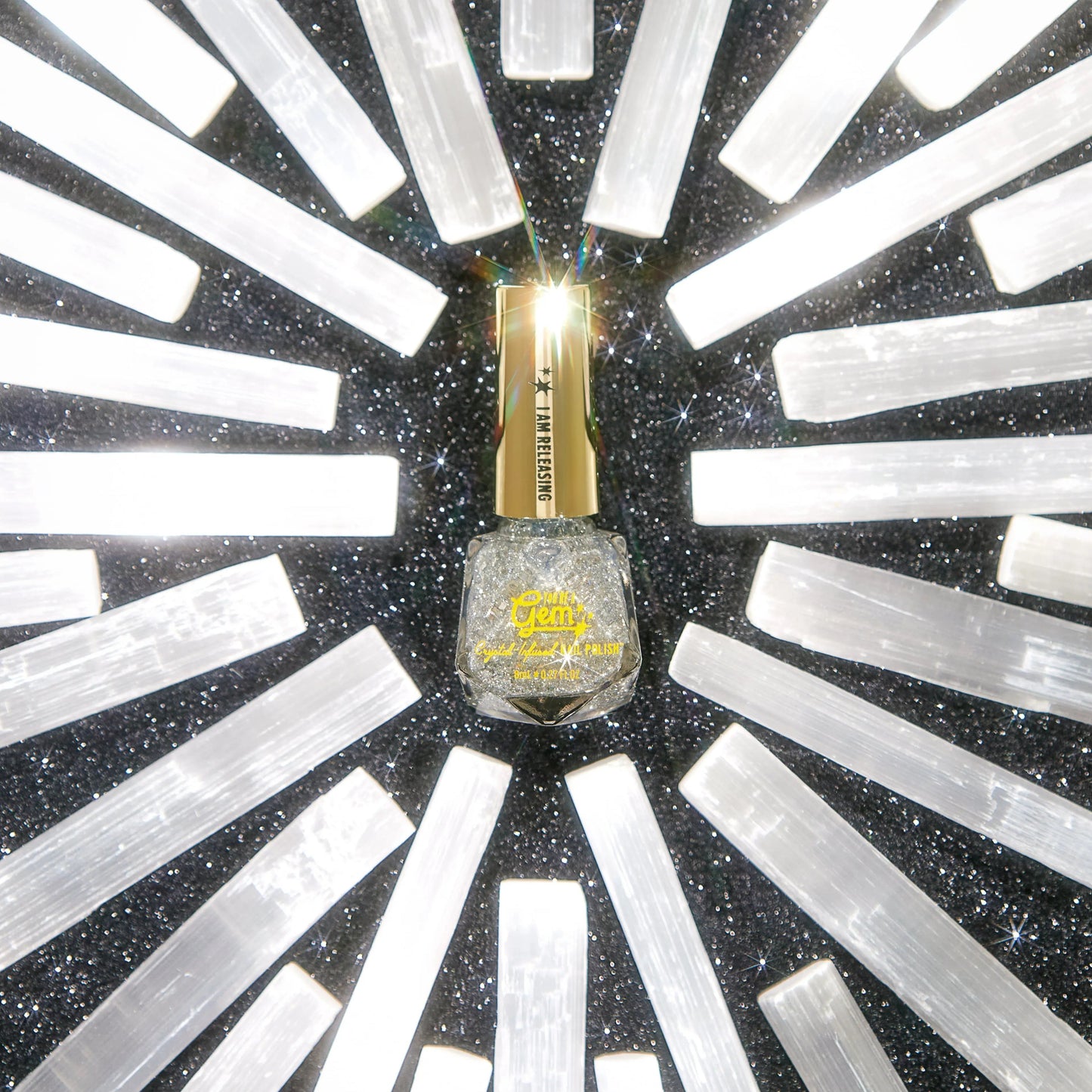 Selenite Crystal-Infused Nail Polish My Store