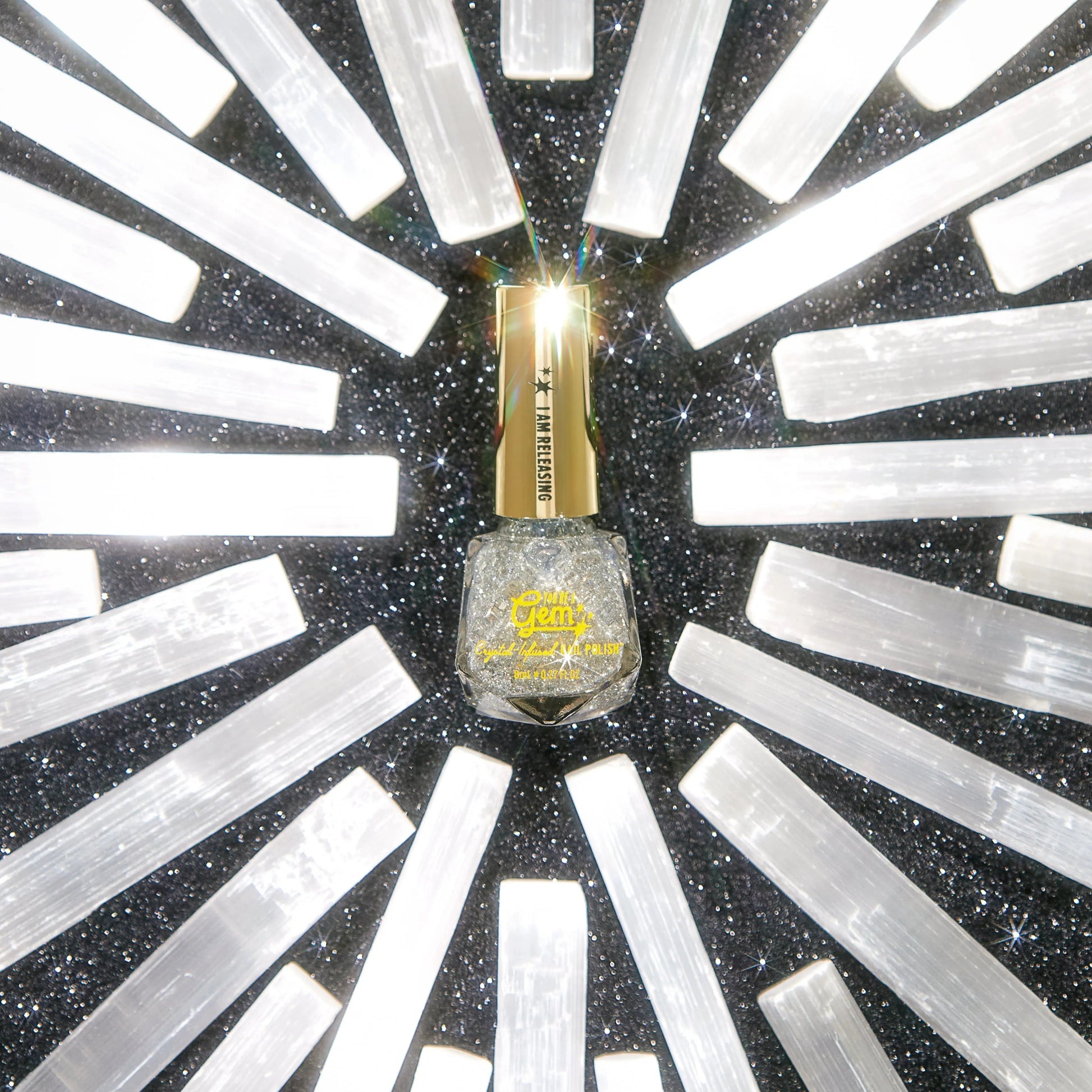 Selenite Crystal-Infused Nail Polish My Store